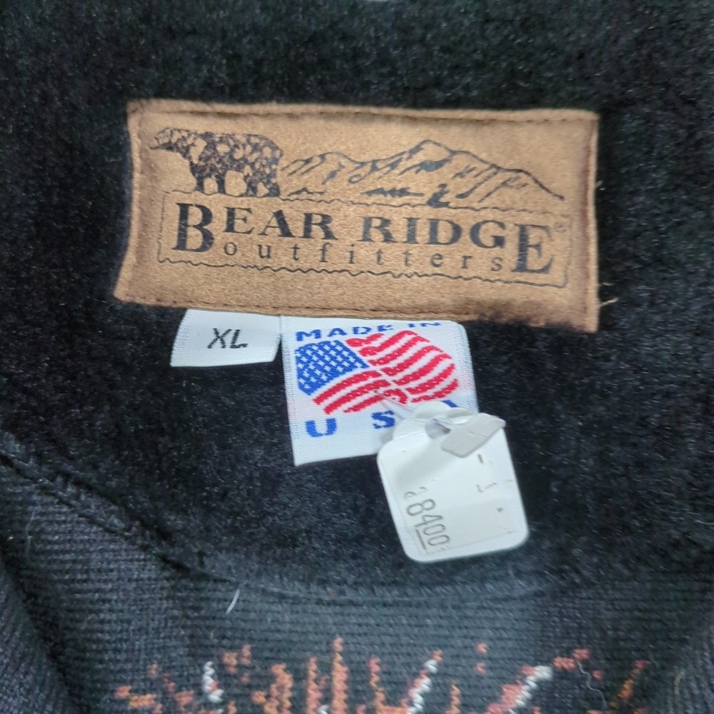 Bear Ridge Outfitters Native American Chief Plush Fleece Jacket Full Zip Parka - Picture 3 of 16